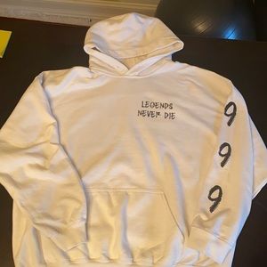 999 MOONLIGHT HOODIE WHITE Men XL